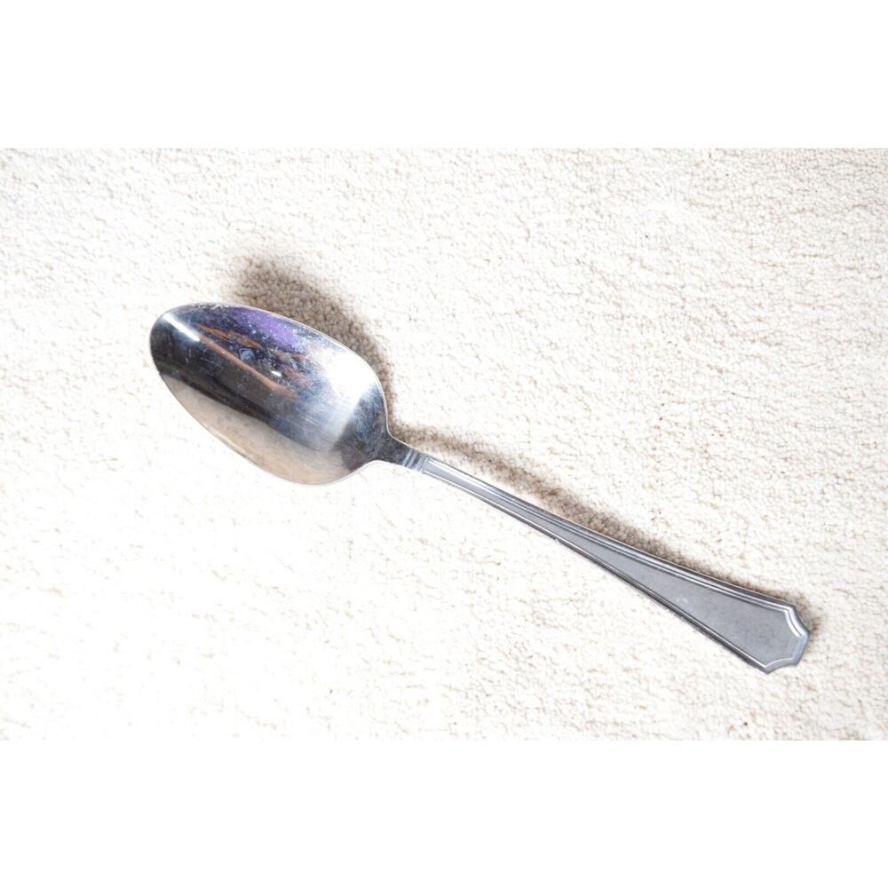 Wallace Stainless Arlington Flatware Serving Spoon 9 1/4 inches